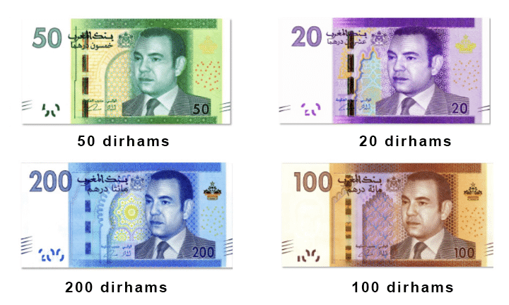 Moroccan banknotes