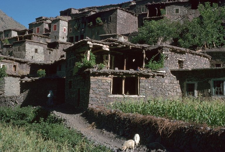 Berbers village in High Atlas